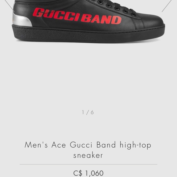 Gucci High Top Sneakers - Picture 3 of 3